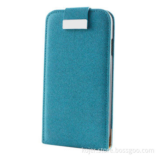 Leather Flip Smartphone Mobile Phone Case for iPhone 5S, with Plastic Shell Inside
